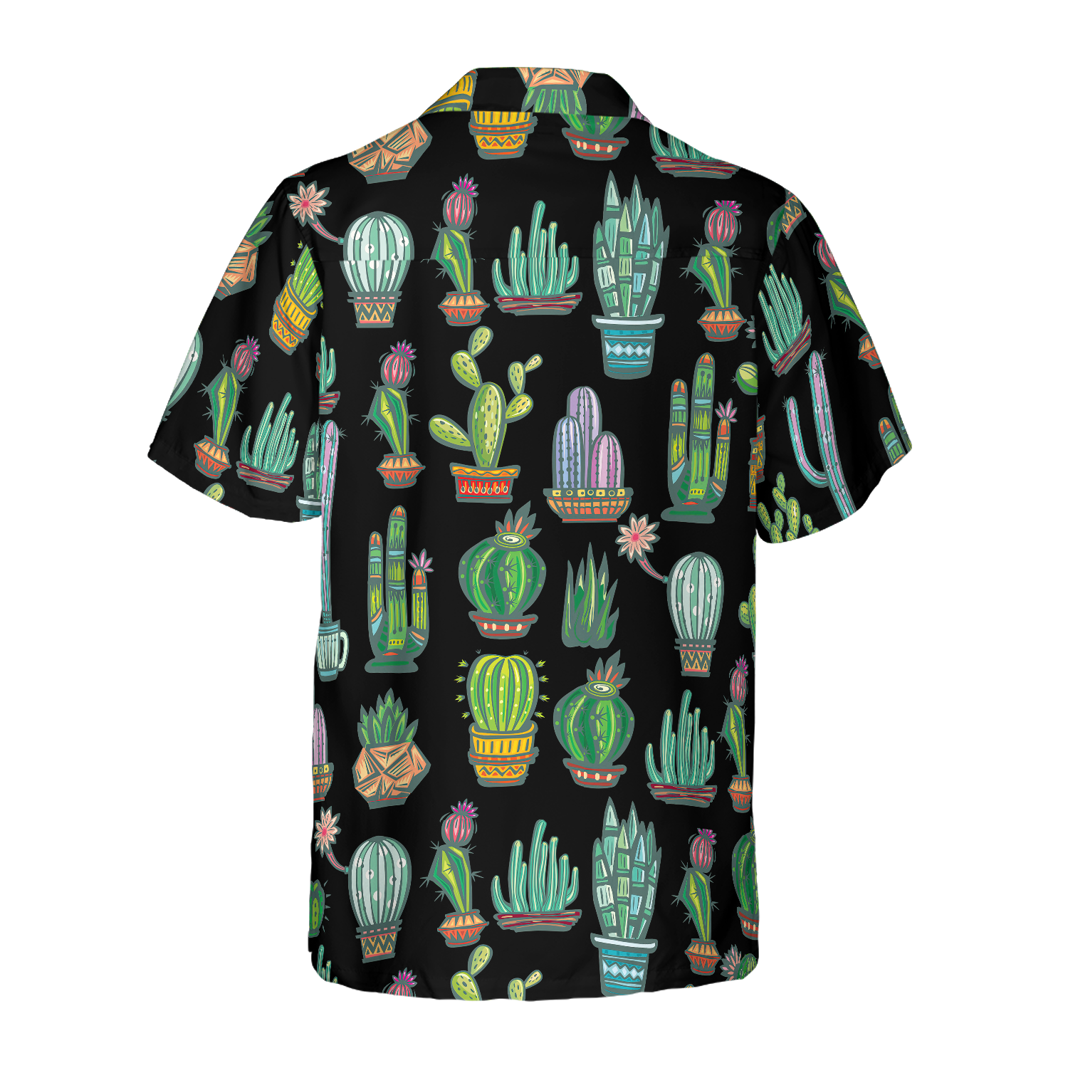 Cute Colorful Cactus Hawaiian Shirt