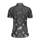 Luxury Equestrian Shirt For Women Short Sleeve Women Polo Shirt