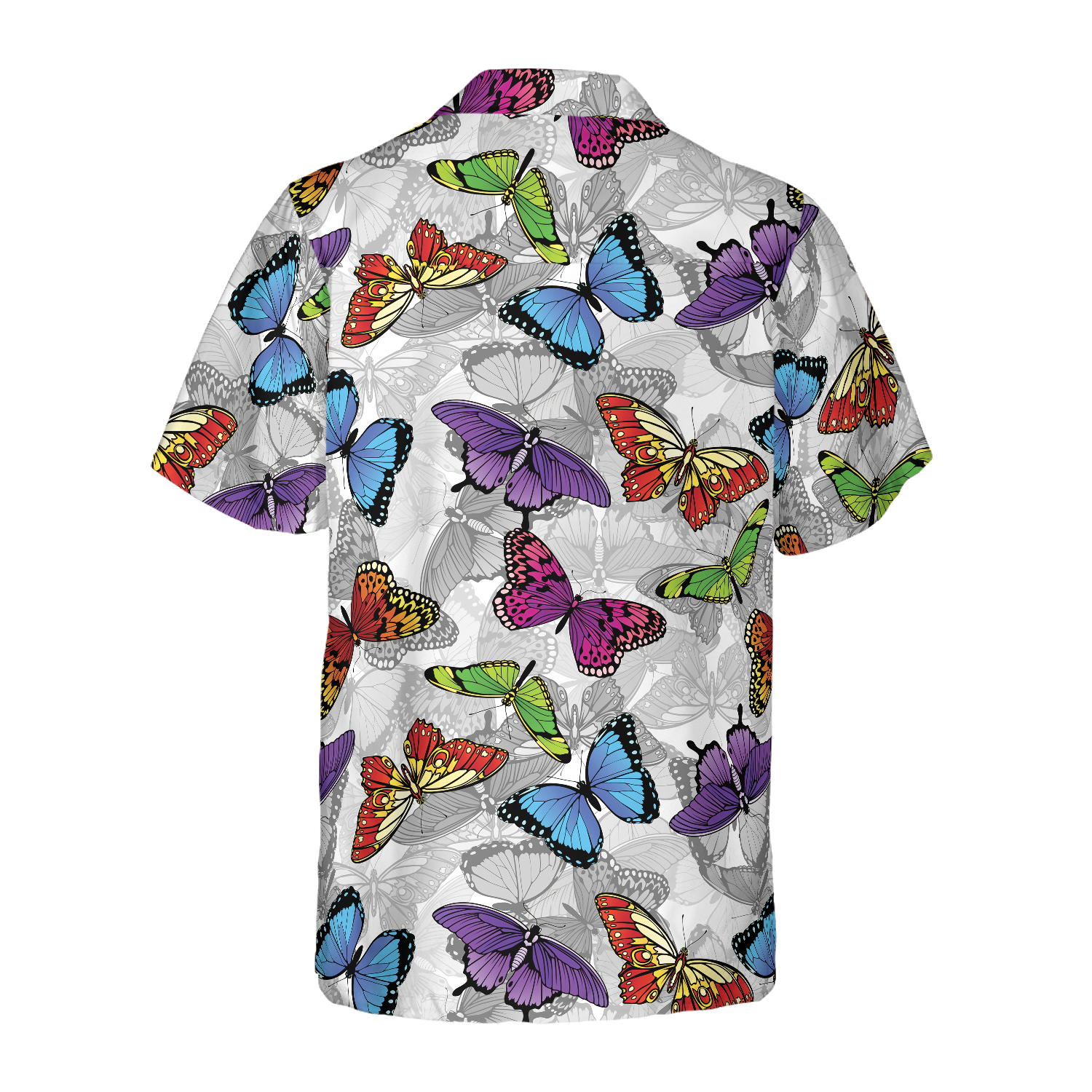 Colorful Butterfly Hawaiian Shirt