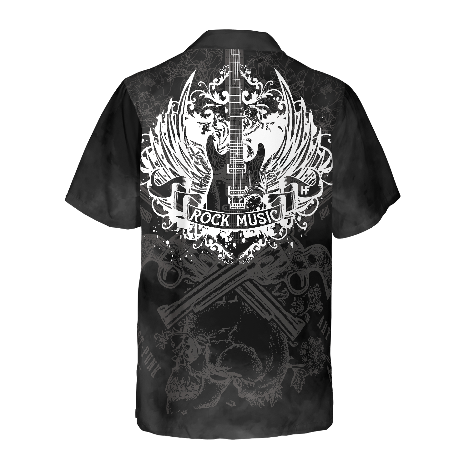 Bass Guitar & Rock Music Hawaiian Shirt