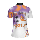 My Broom Broke So Now I Golf Short Sleeve Women Polo Shirt, Halloween Golf Shirt For Women