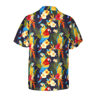 Flower And Parrot Hawaiian Shirt