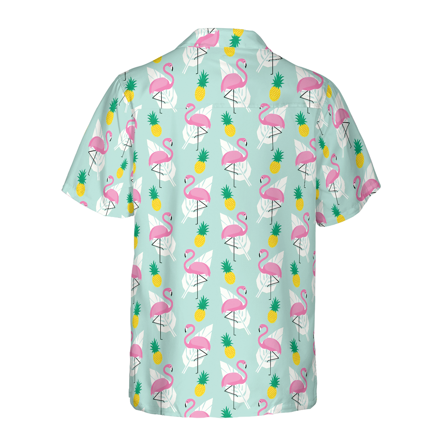 Tropical Pineapple Flamingo Shirt For Men Hawaiian Shirt