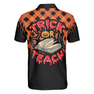 Trick Or Teach Halloween Polo Shirt For Men, Best Halloween Gift For Teachers