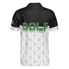 Funny Golfer Seamless Pattern Golf Polo Shirt, Golf Shirt For Men, Best Gift For Golfers