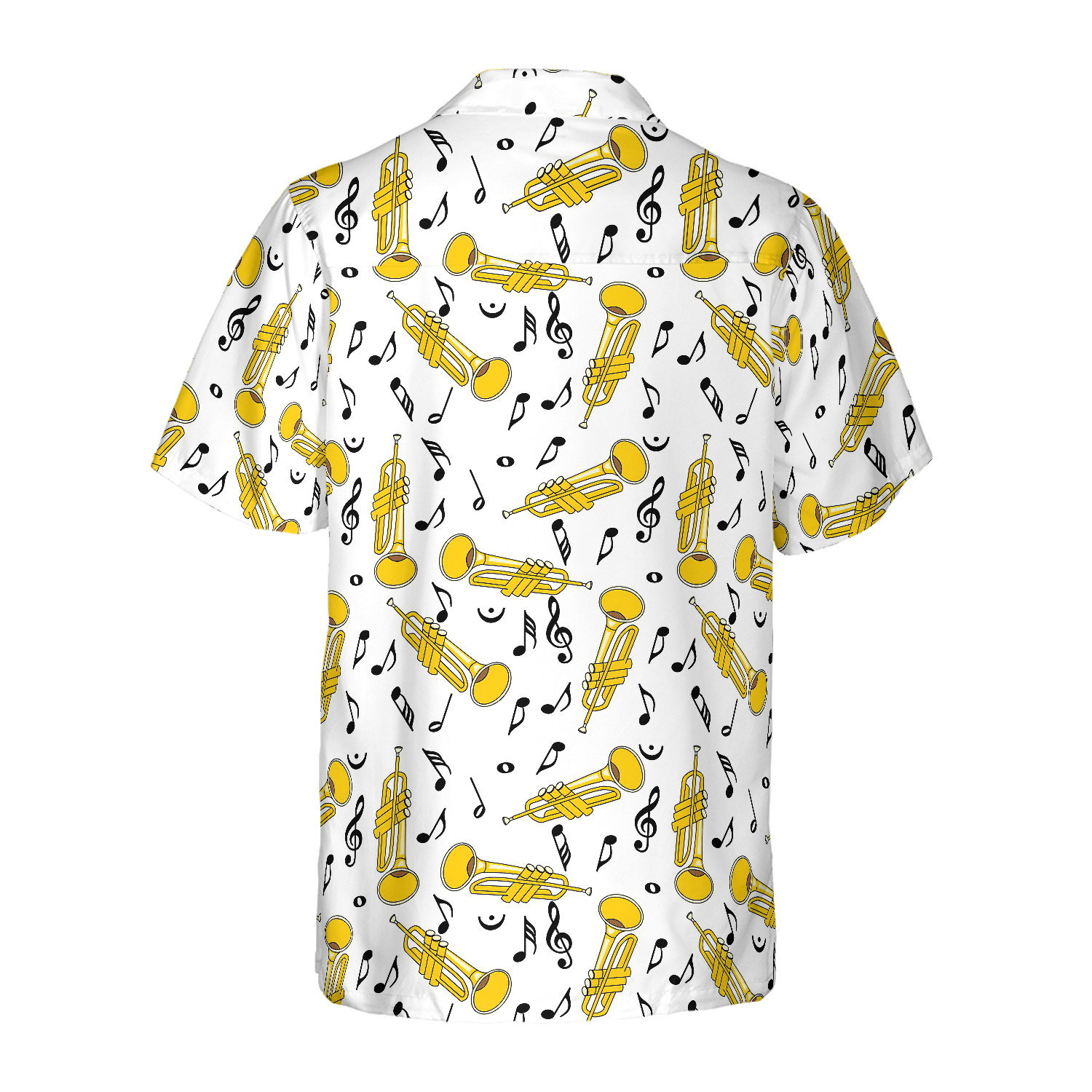 Trumpet Seamless Pattern Shirt For Men Hawaiian Shirt
