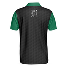 Just Tap In It! Golf Polo Shirt, Funny Black And Green Golf Shirt For Men
