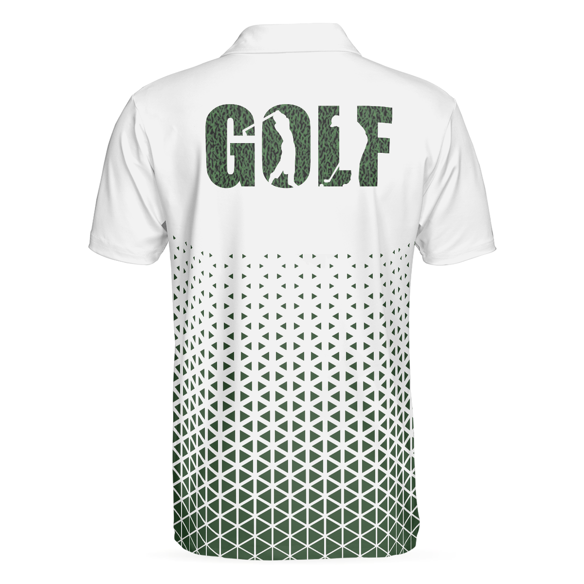 Golf Texture Aluminium Short Sleeve Polo Shirt, Triangle Geometric Polo Shirt, Best Golf Shirt For Men - Hyperfavor