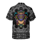 Colorful Monkey With Paisley Pattern Shirt For Men Hawaiian Shirt