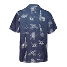 Spaceship And Spaceman Hawaiian Shirt