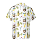 Tropical Coconut Cocktail Shirt For Men Hawaiian Shirt