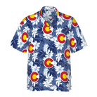 Colorado Flag Seamless Pattern USA Hawaiian Shirt