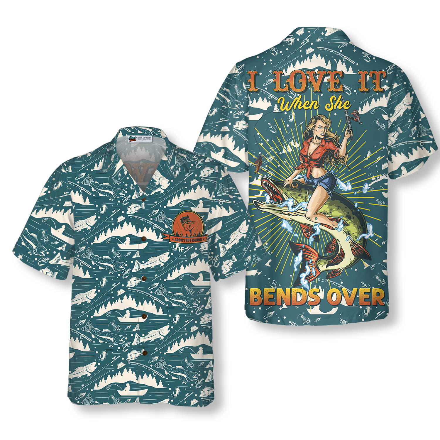 I Love It When She Bends Over Hawaiian Shirt