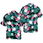 Tropical Flower Baseball Hawaiian Shirt