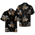 Tiger With Palm Leaves Shirt For Men Hawaiian Shirt