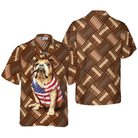 Cigar And American Bulldog Shirt For Men Hawaiian Shirt