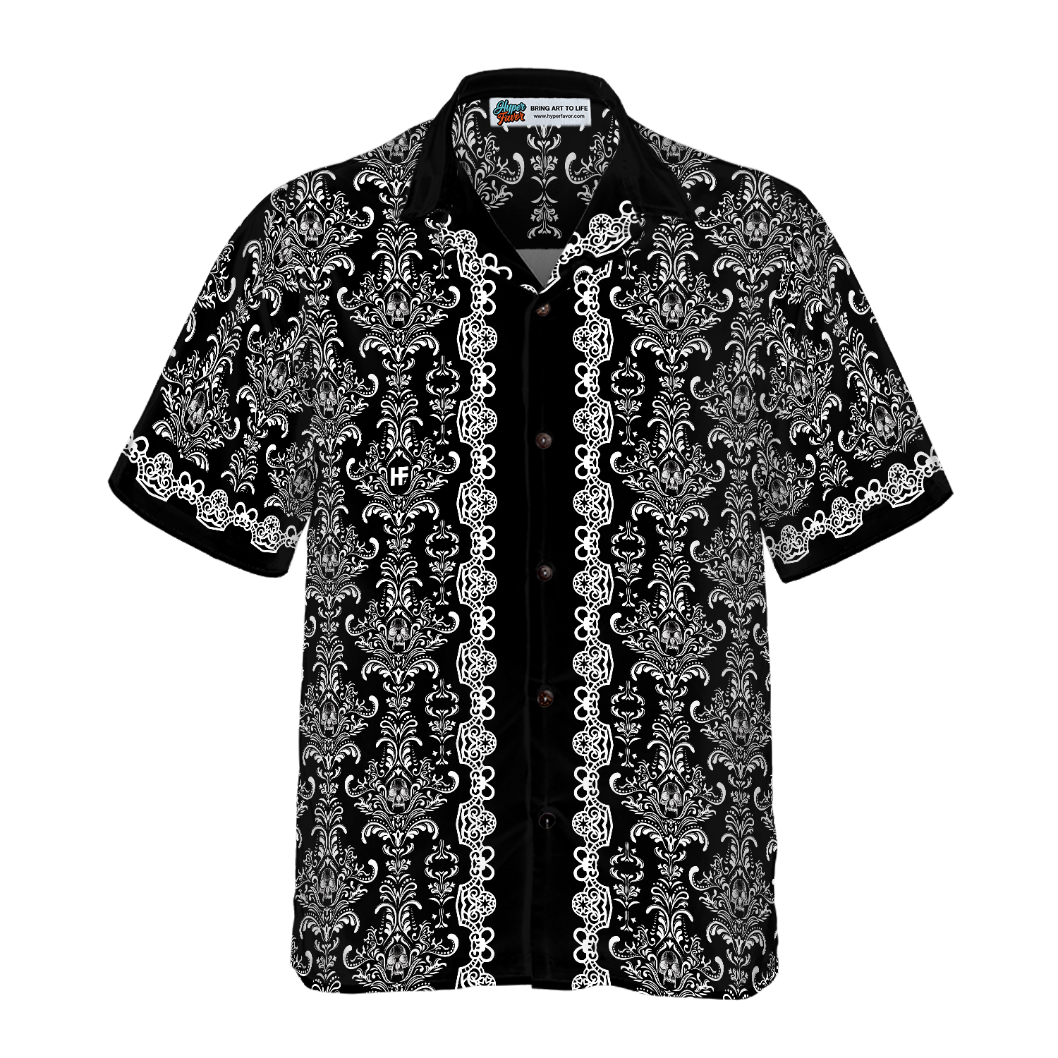 Colorful Monkey With Gothic Pattern Shirt For Men Hawaiian Shirt