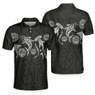 Elegant Polynesian Pattern Polo Shirt