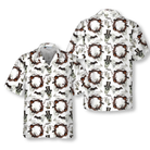 Festive Halloween Gentleman Skull Hawaiian Shirt