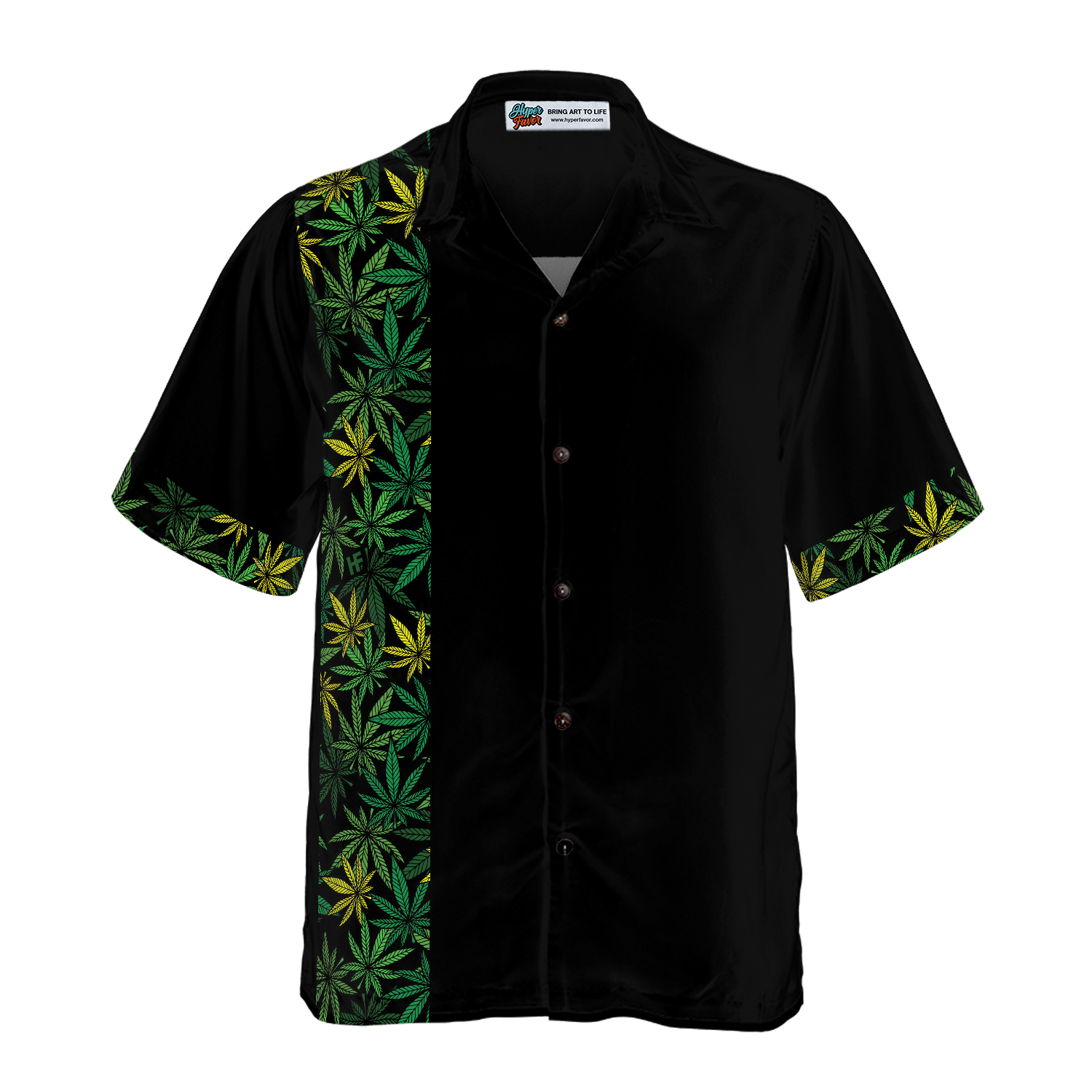 Retro Cannabis Marijuana Shirt For Men Hawaiian Shirt