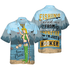 Fishing Saved Me Fishing Hawaiian Shirt, Funny Fishing Shirt For Women, Unique Gift For Fishers
