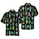 Cute Colorful Cactus Hawaiian Shirt