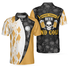 Weekend Forecast Beer And Golf With Skeleton Polo Shirt