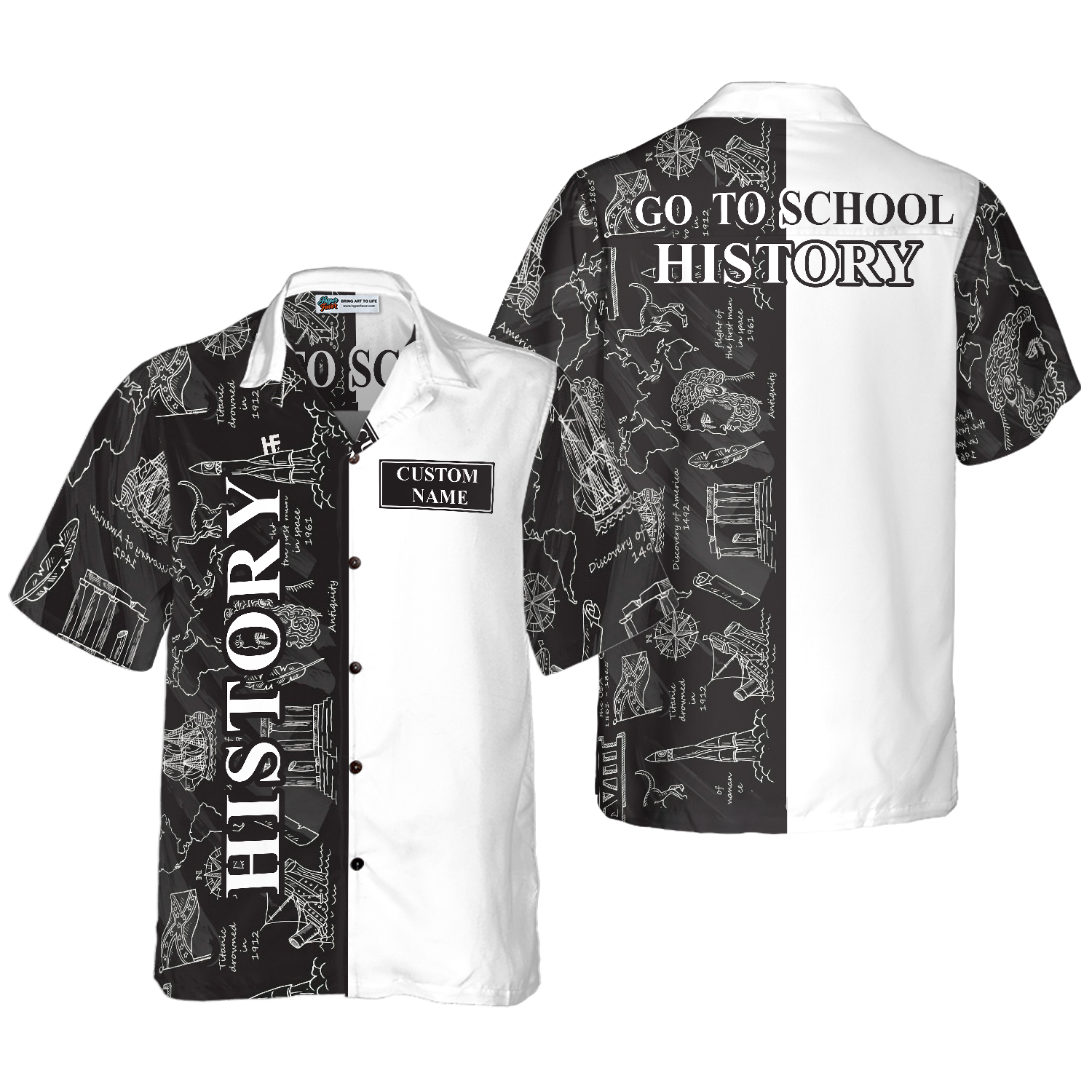 History Teacher Custom Hawaiian Shirt, Teacher Shirt for Men And Women, Best Gift For Teachers