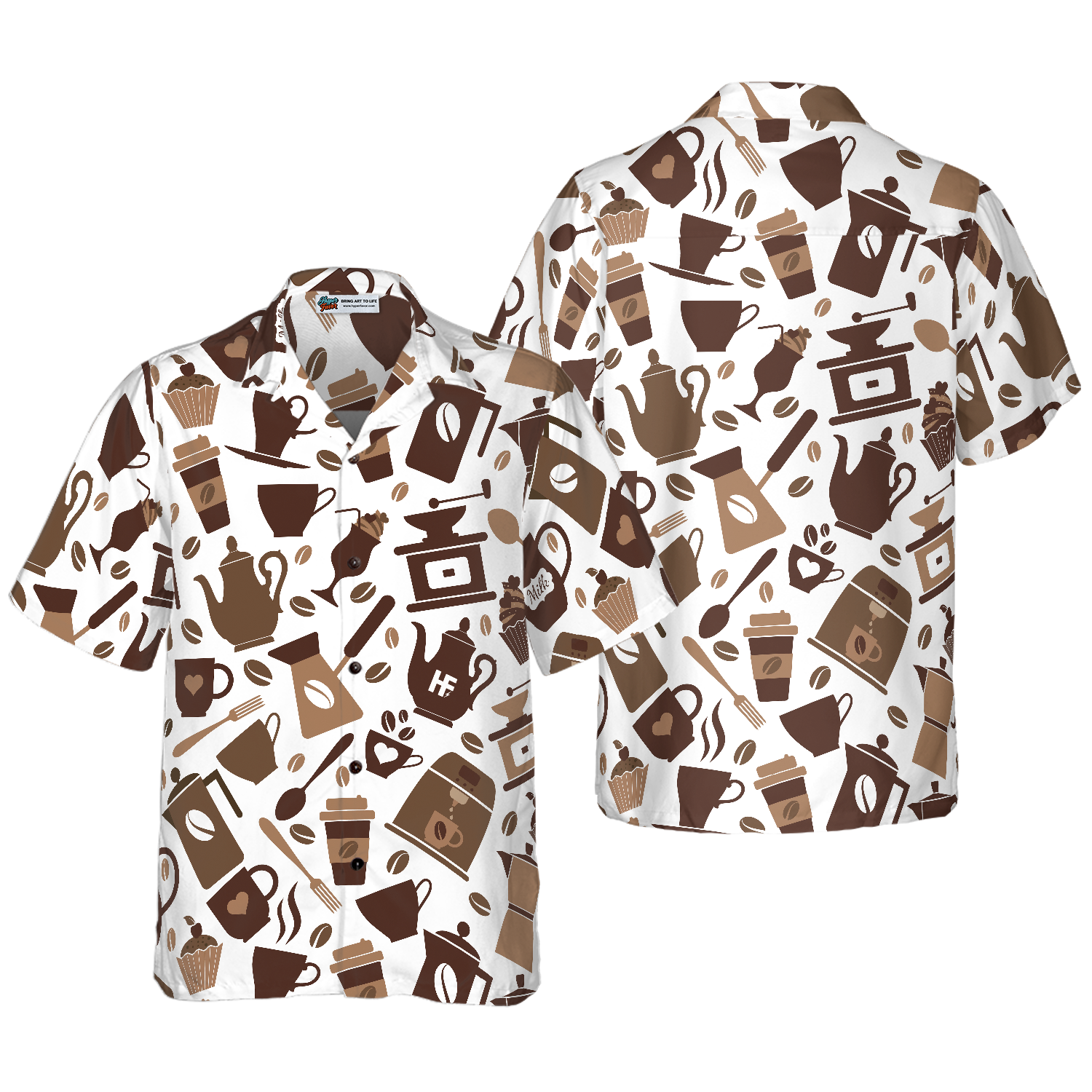 Coffee For A New Day Hawaiian Shirt