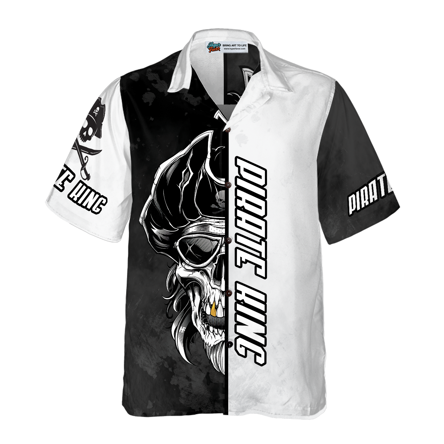 Pirate Skull Hawaiian Shirt
