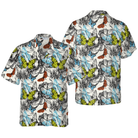 Flying Butterflies Shirt For Men Hawaiian Shirt