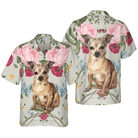 Chihuahua Floral Shirt Hawaiian Shirt