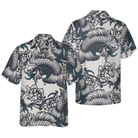 Traditional Floral Fish Hawaiian Shirt