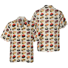 Sushi Pug Shirt For Men Hawaiian Shirt