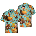 Turkey For Thanksgiving Hawaiian Shirt, Thanksgiving Gobble Shirt, Gift For Thanksgiving Day