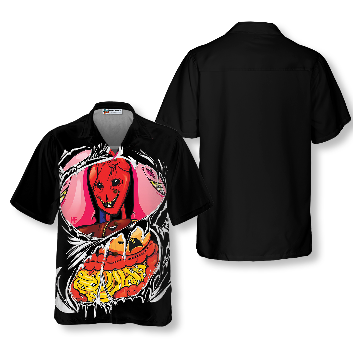Halloween Horror Human Guts Hawaiian Shirt