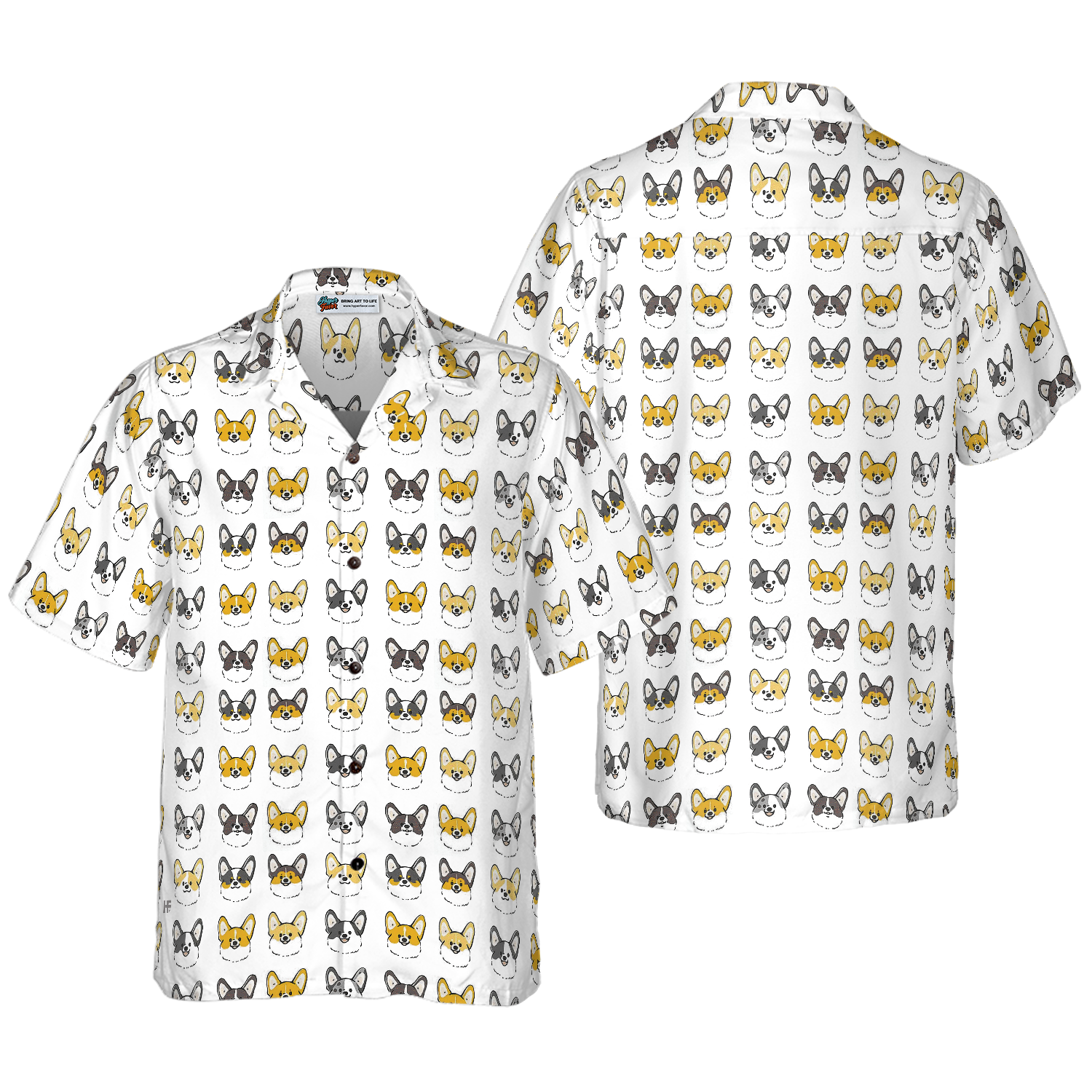 Corgis In Different Colors Corgi Hawaiian Shirt, Best Dog Shirt For Men And Women
