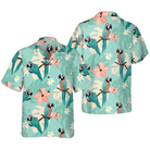 Trendy Parrots And Tropical Leaves Hawaiian Shirt