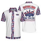 Bowling Makes Me Happy The Ten Pin Not So Much Men Polo Shirt, Best Bowling Polo Shirt Design For Male