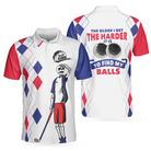 The Older I Get The Harder It Is To Find My Balls Golf Polo Shirt, Skeleton Golf Shirt Design, Swag Golf Shirt