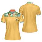 Kiss My Ace Floral Tennis Shirt For Women Short Sleeve Women Polo Shirt