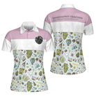 Geography Teacher Short Sleeve Women Polo Shirt