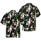 Tropical Floral Parrot Hawaiian Shirt