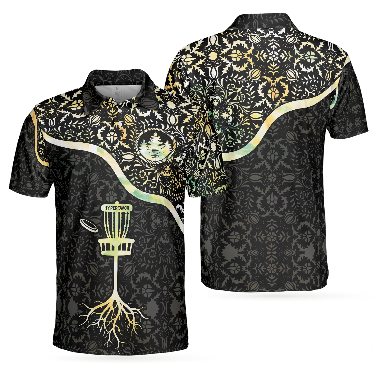 Disc Golf Is My Life Polo Shirt, Cool Disco Golf Shirt For Men, Innova Disc Golf Polo Shirt