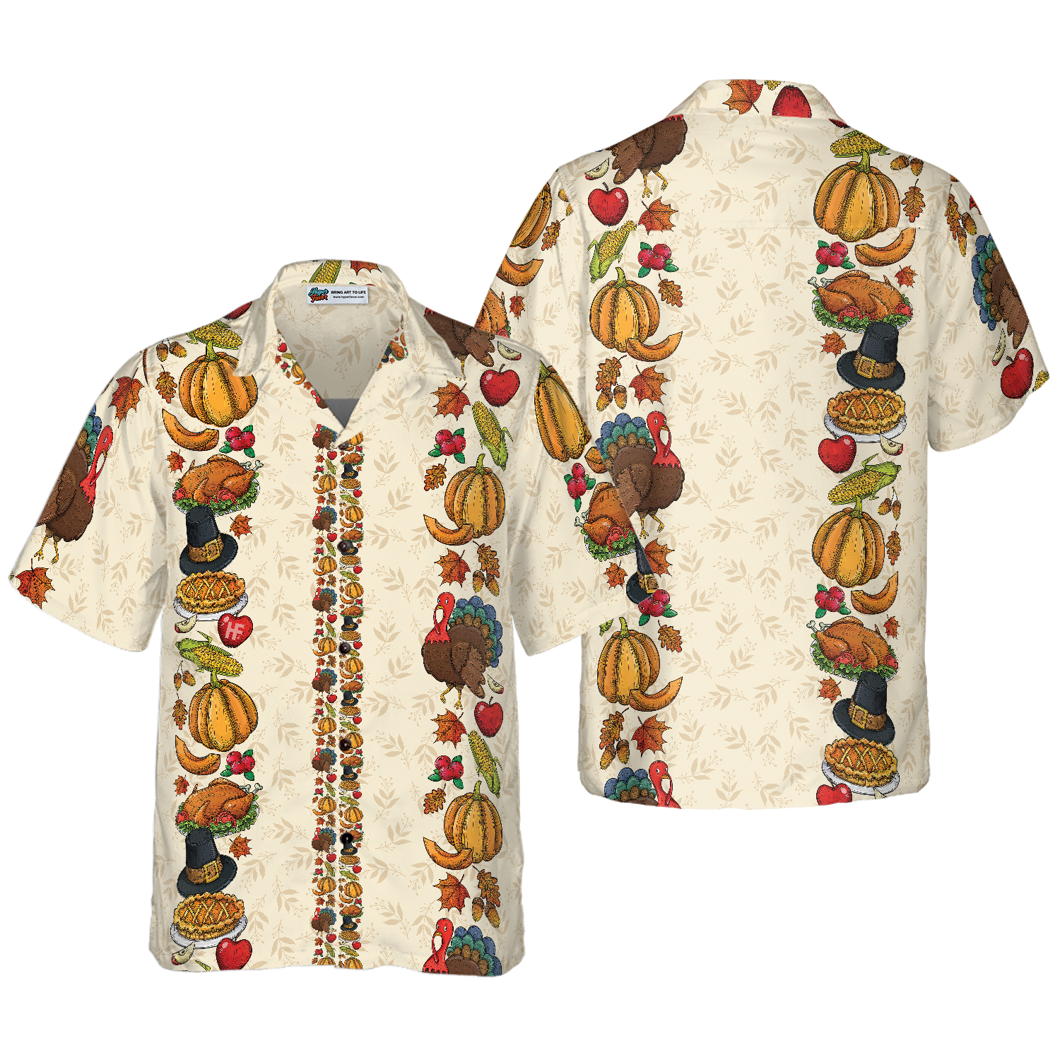 Thanksgiving Dinner Hawaiian Shirt