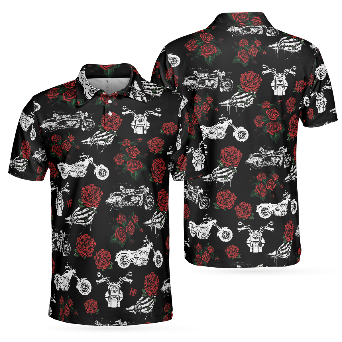 Live Love Motorbike Polo Shirt
