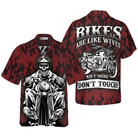 Don't Touch My Motorbike Hawaiian Shirt