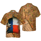 Texas Map Vintage Texas Hawaiian Shirt, Unique Texas Shirt For Texas Lovers