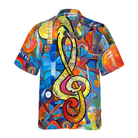 Music Note Guitar Hawaiian Shirt