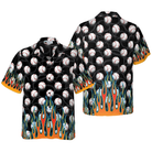 Flame Baseballs Hawaiian Shirt